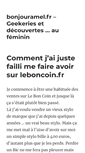 Mobile Screenshot of bonjouramel.fr